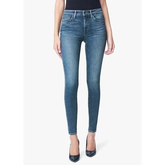 Joe's Jeans The Icon Skinny Crop Low Rise Medium Wash Stretch Women's 25 25x26 - Picture 1 of 13